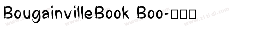 BougainvilleBook Boo字体转换